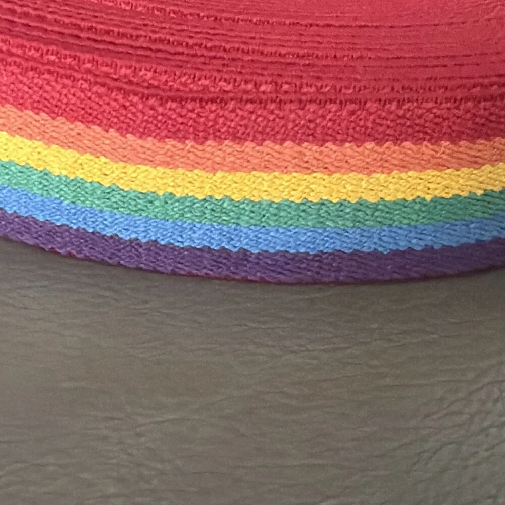 Vintage Rainbow Webbing Belting Trim 1.5